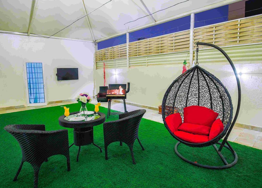 Rest Night Serviced Apartments- Alhamra ริยาดห์ ภายนอก รูปภาพ The interior of a tent