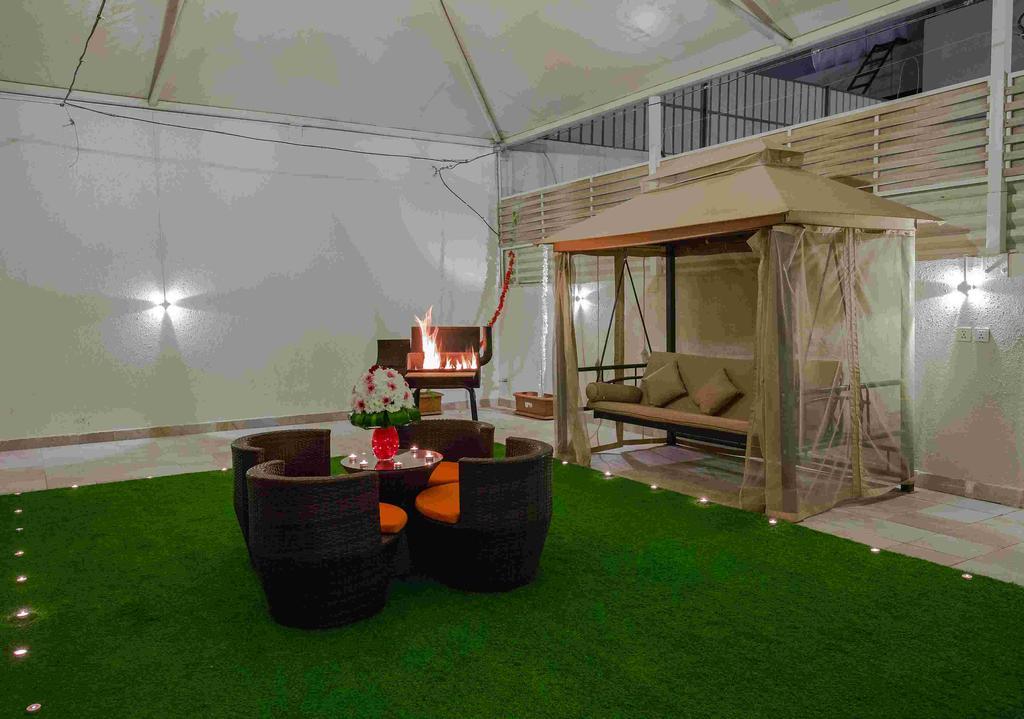 Rest Night Serviced Apartments- Alhamra ริยาดห์ ภายนอก รูปภาพ The interior of the tent